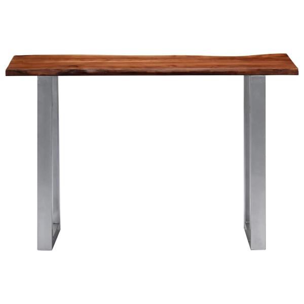 Konsolentisch 115x35x76 cm Massivholz Akazie und Eisen