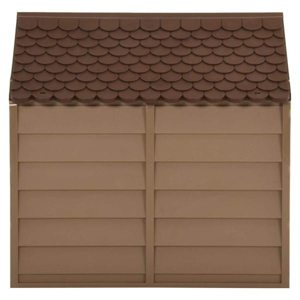 Hundehütte Braun 71x71,5x68 cm PP