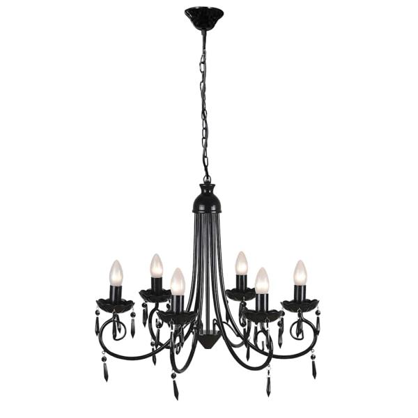 ARDEBO.de - Pendelleuchte Lampe Leuchte 6 Lampenfassung
