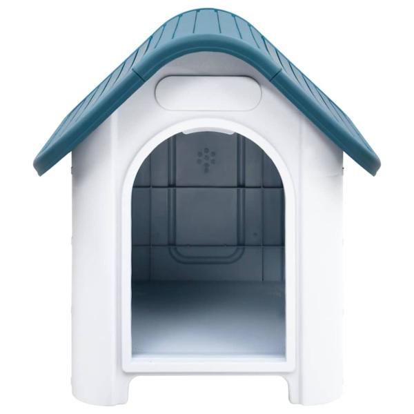 Hundehütte Blau 59x75x66 cm Polypropylen