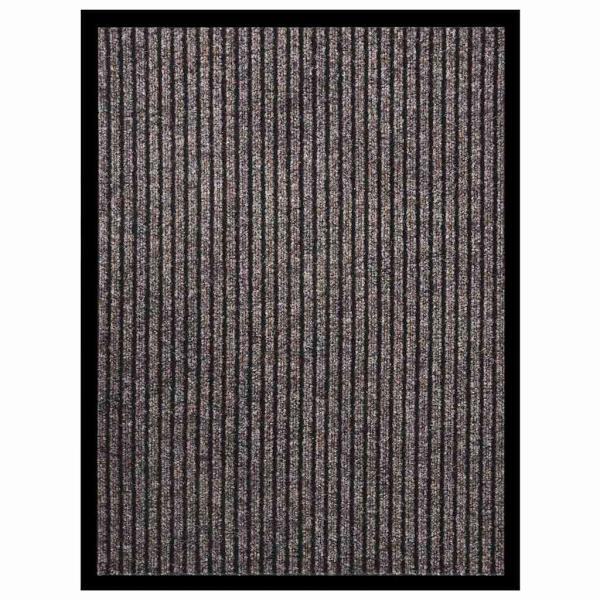 ARDEBO.de - Fußmatte Gestreift Beige 60x80 cm