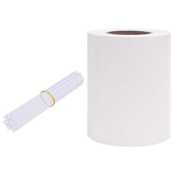 Sichtschutzleiste PVC 70 x 0,19 m Weiß
