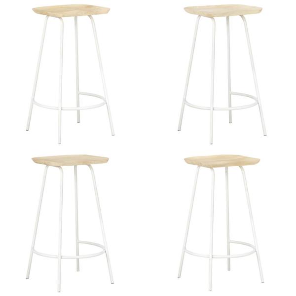 ARDEBO.de - Barhocker 4 Stk. Mango Massivholz