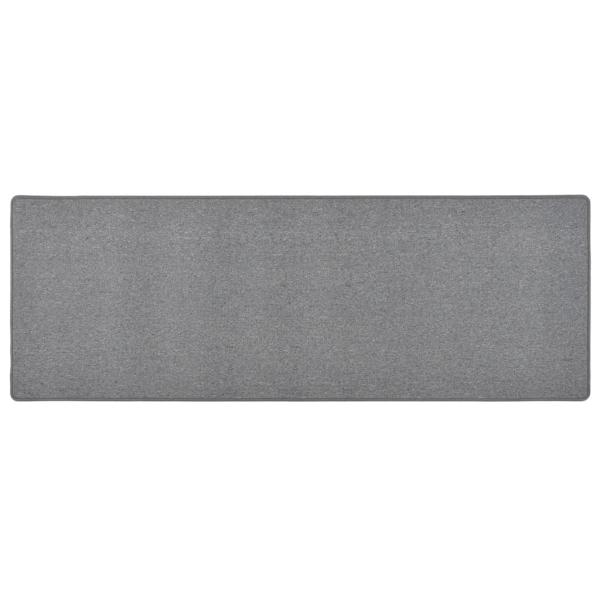 ARDEBO.de - Teppichläufer Dunkelgrau 80x250 cm