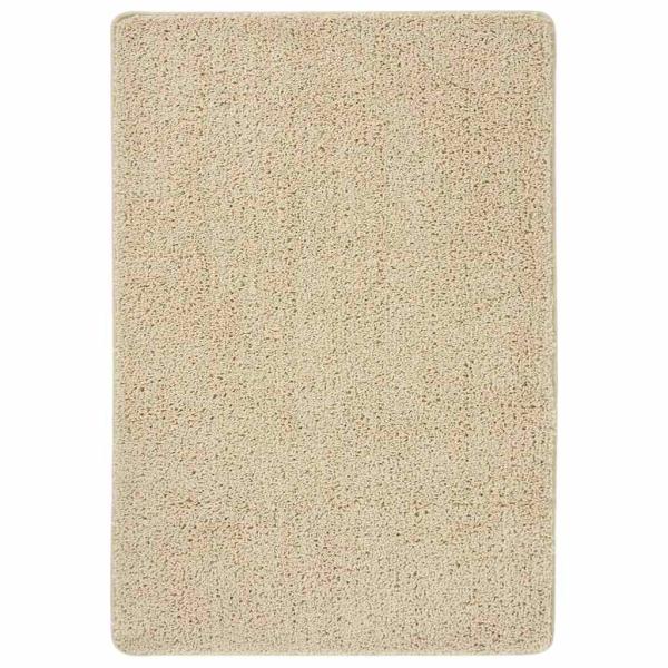 ARDEBO.de - Shaggy-Teppich Creme 120x170 cm Rutschfest
