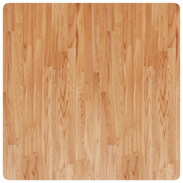 Tischplatte Quadratisch Hellbraun 90x90x2,5cm Behandelte Eiche