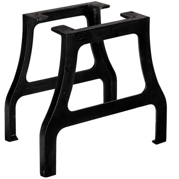 ARDEBO.de - Couchtischbeine 2 Stk. A-Gestell Gusseisen