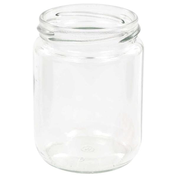 Marmeladengläser mit Weißem/Rotem Deckel 48 Stk. 230 ml
