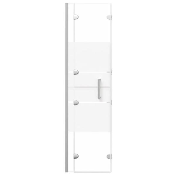 Faltbare Duschkabine ESG 100x140 cm Weiß