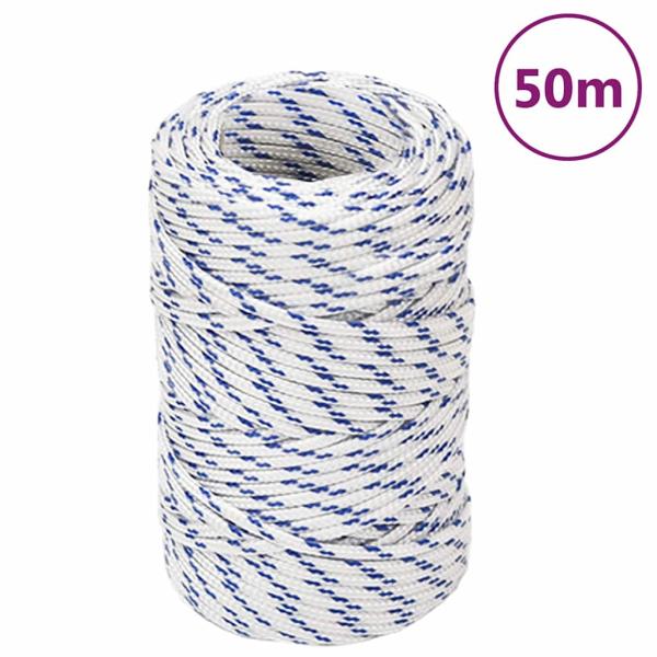 ARDEBO.de - Bootsseil Weiß 2 mm 50 m Polypropylen
