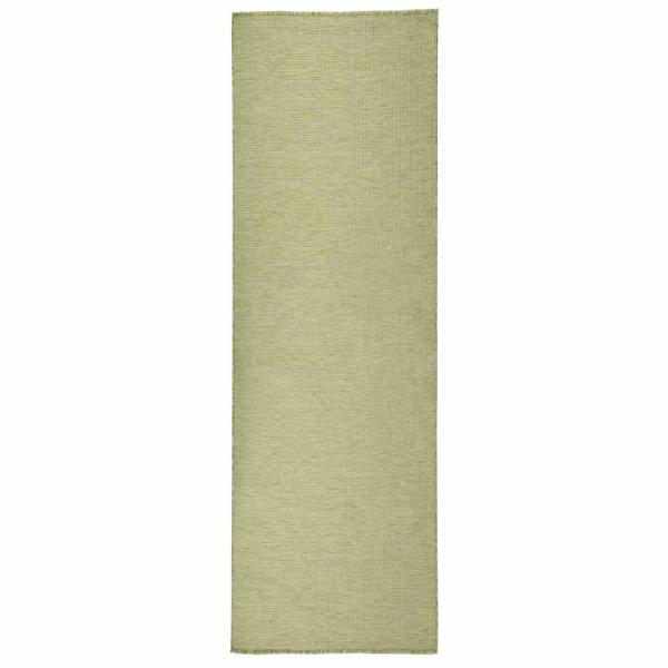 ARDEBO.de - Outdoor-Teppich Flachgewebe 80x250 cm Grün