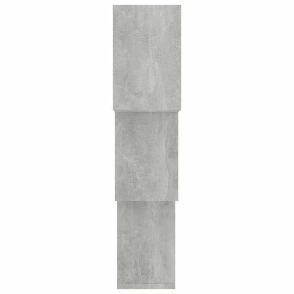 W?rfel-Wandregale Betongrau 68x15x68 cm Holzwerkstoff