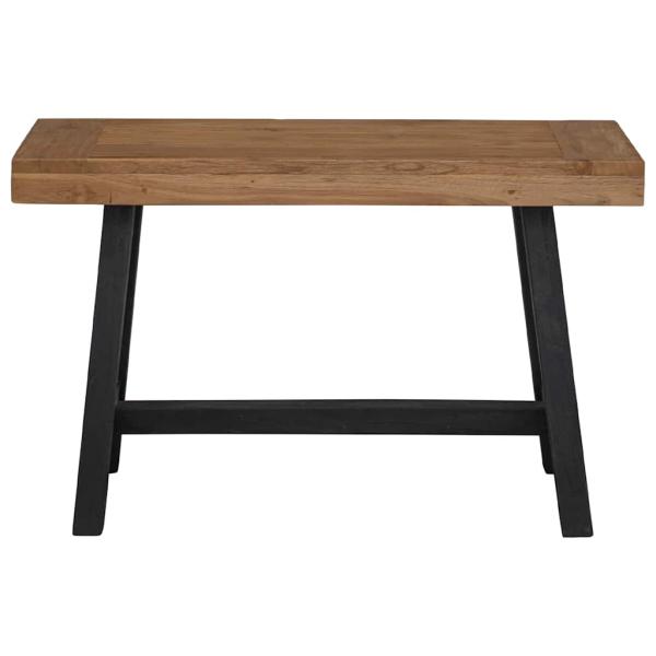 Bank 110 cm Massivholz Teak