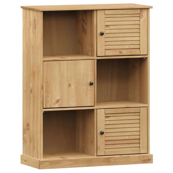 B?cherregal VIGO 90x35x114,5 cm Massivholz Kiefer