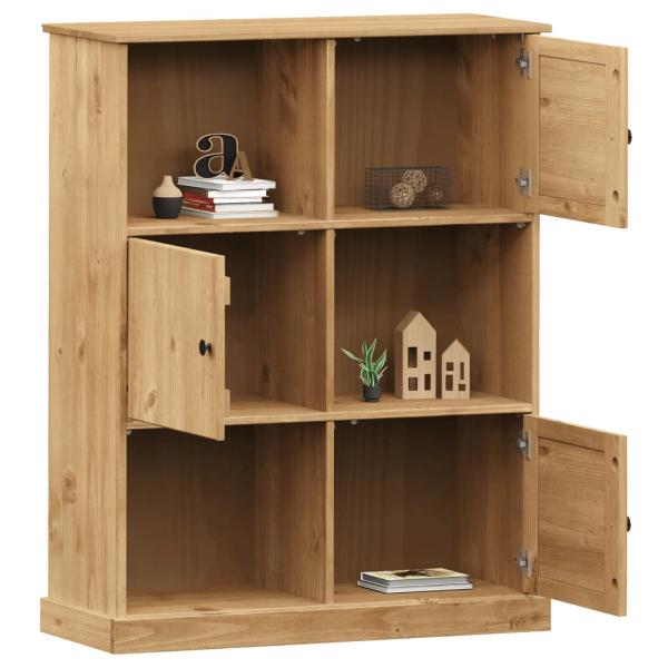 B?cherregal VIGO 90x35x114,5 cm Massivholz Kiefer