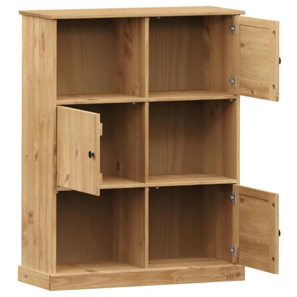 B?cherregal VIGO 90x35x114,5 cm Massivholz Kiefer