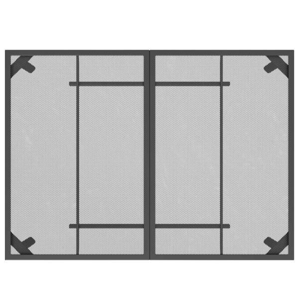 Gartentisch Anthrazit 110x80x72 cm Stahlgitter