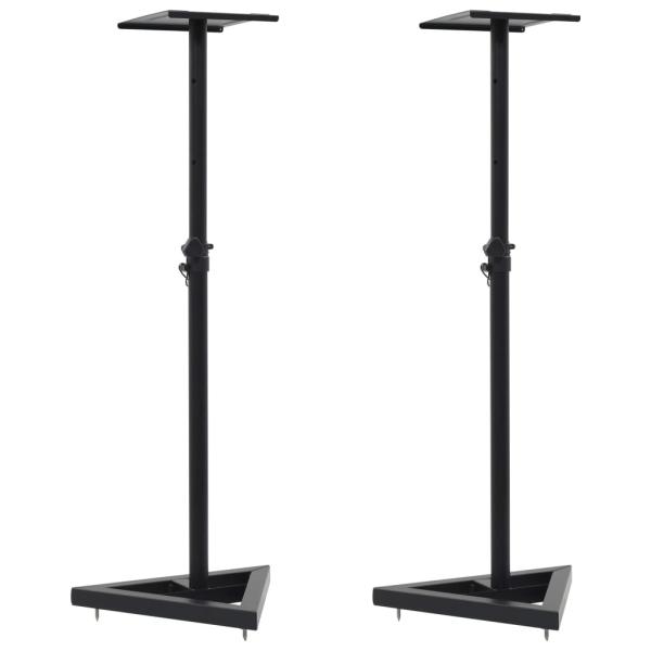 ARDEBO.de - Studio-Monitor-Lautsprecherständer 2 Stk. Schwarz Stahl