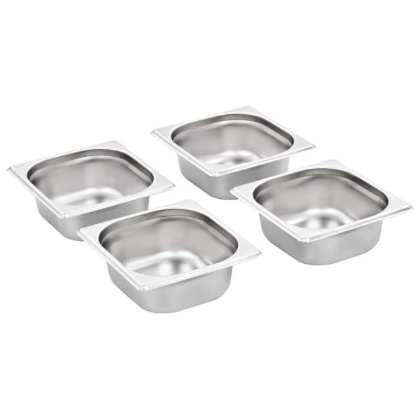 Gastronormbehälter 12 Stk. GN 1/6 65 mm Edelstahl