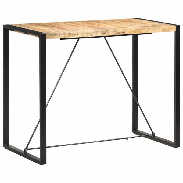 ARDEBO.de - Bartisch 140 x 70 x 110 cm Massivholz Mango