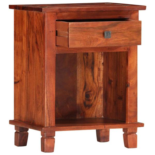 Nachttisch 40 x 30 x 50 cm Massivholz Akazie