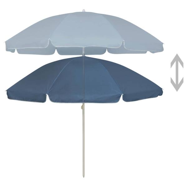 Strandschirm Blau 240 cm