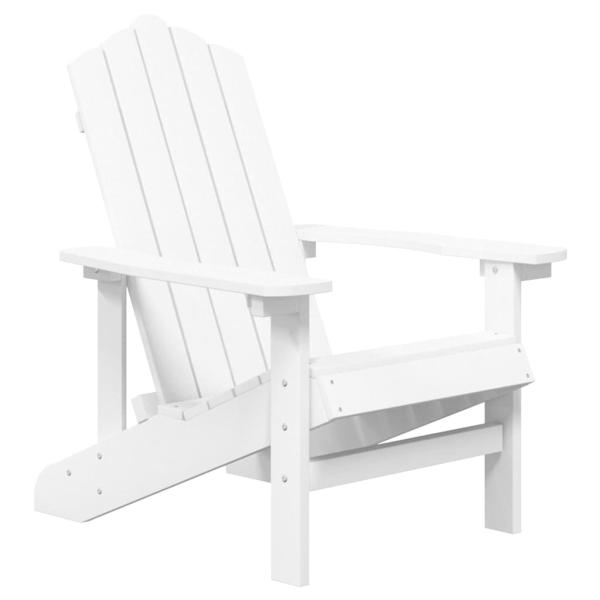 Adirondack-Gartenst?hle mit Tisch HDPE Wei?