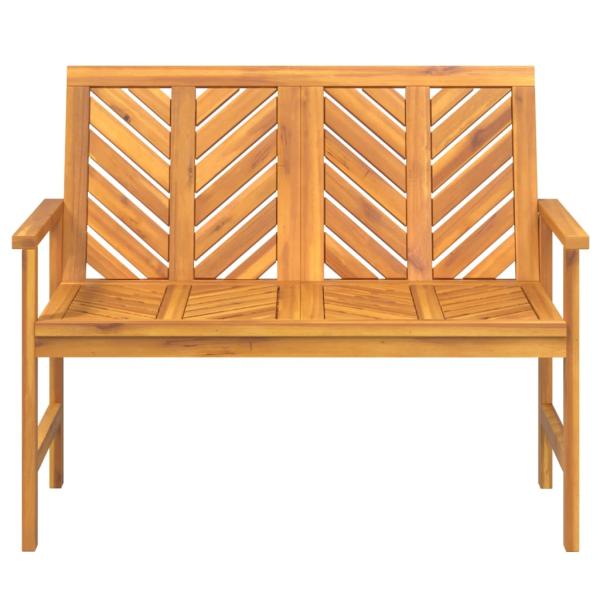 Gartenbank 109 cm Massivholz Akazie