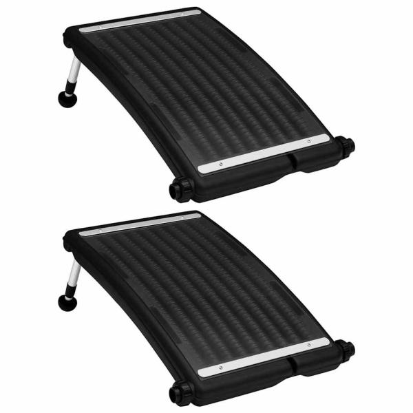 ARDEBO.de - Gebogene Solar-Heizpaneele für Pool 2 Stk. 72,5x46 cm