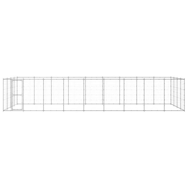 Outdoor-Hundezwinger Verzinkter Stahl 43,56 m²