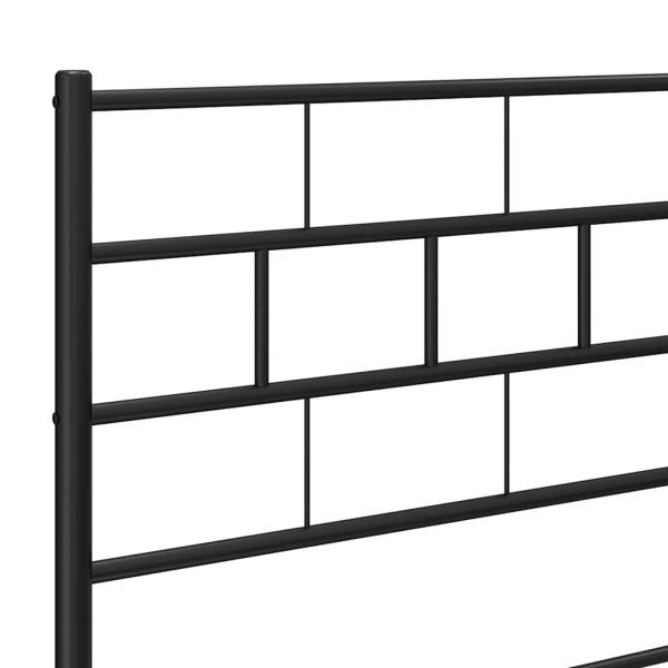 Ersatz-Kopfteil Metall Schwarz 75 cm