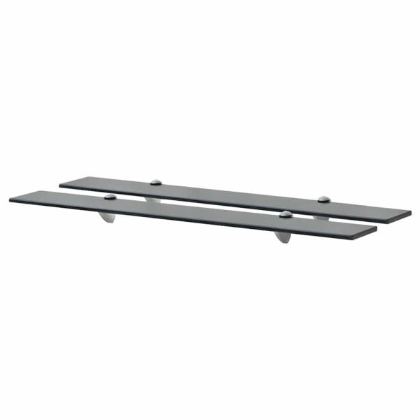 ARDEBO.de - Schweberegale 2 Stk. Glas 80x20 cm 8 mm