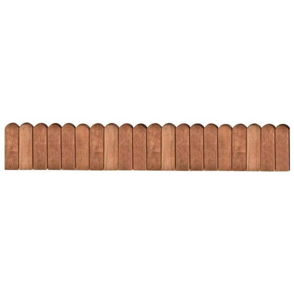 Beeteinfassungen 3 Stk. 120 cm Kiefernholz Imprägniert