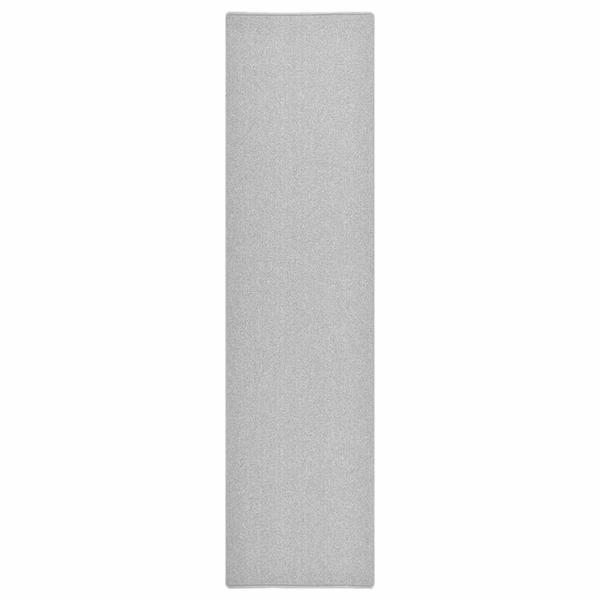 ARDEBO.de - Teppichläufer Hellgrau 80x300 cm