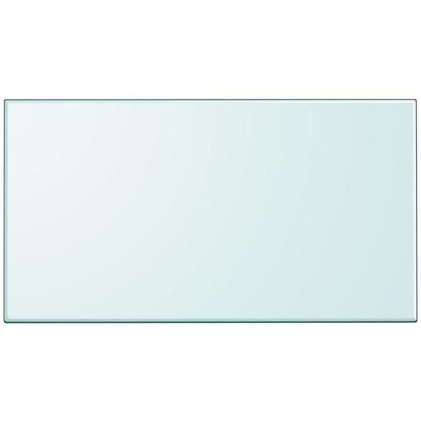 ARDEBO.de - Tischplatte aus gehärtetem Glas rechteckig 1200x650 mm
