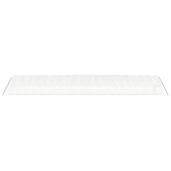Gewächshaus mit Stahlrahmen Weiß 120 m² 20x6x2,85 m