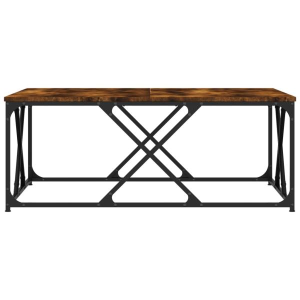 Couchtisch Räuchereiche 100x100x40 cm Holzwerkstoff