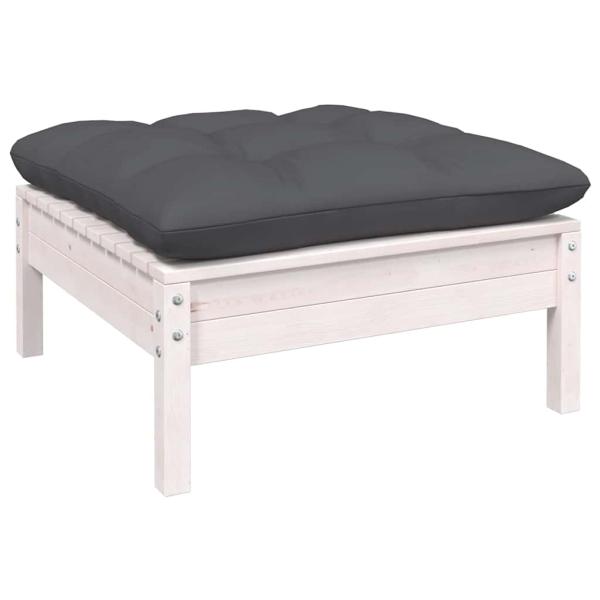 8-tlg. Garten-Lounge-Set mit Kissen Kiefer Massivholz