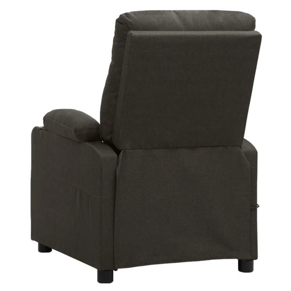 Massagesessel Elektrisch Taupe Stoff