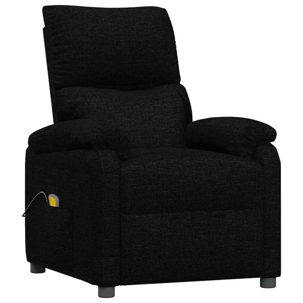 Massagesessel Schwarz Stoff