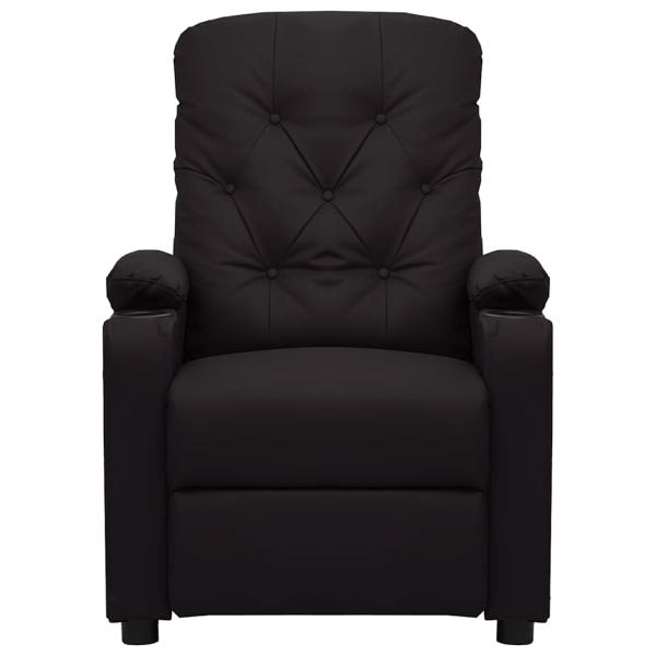 Massagesessel Schwarz Kunstleder