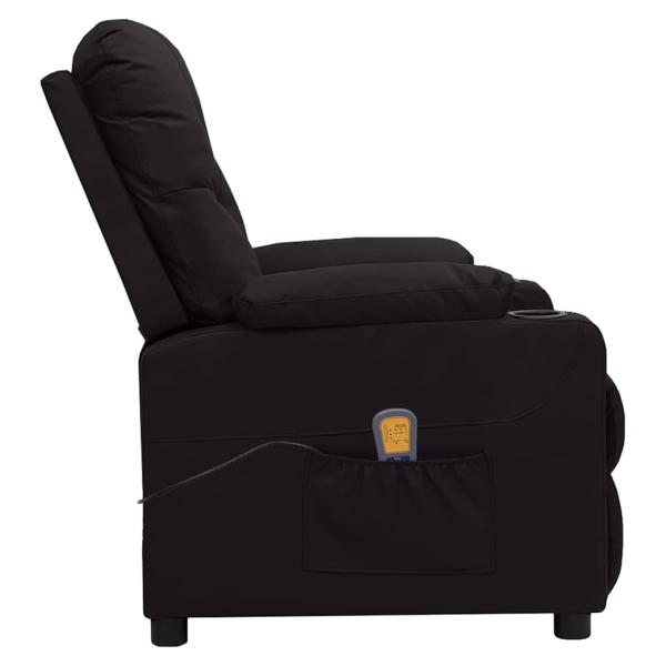 Massagesessel Schwarz Kunstleder