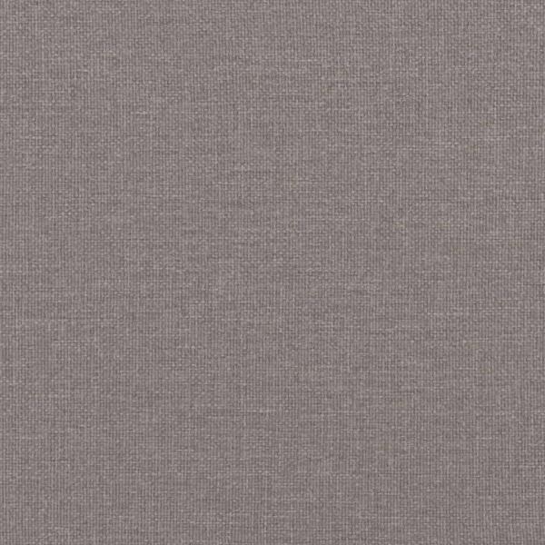 2-tlg. Sofagarnitur mit Kissen Taupe Stoff