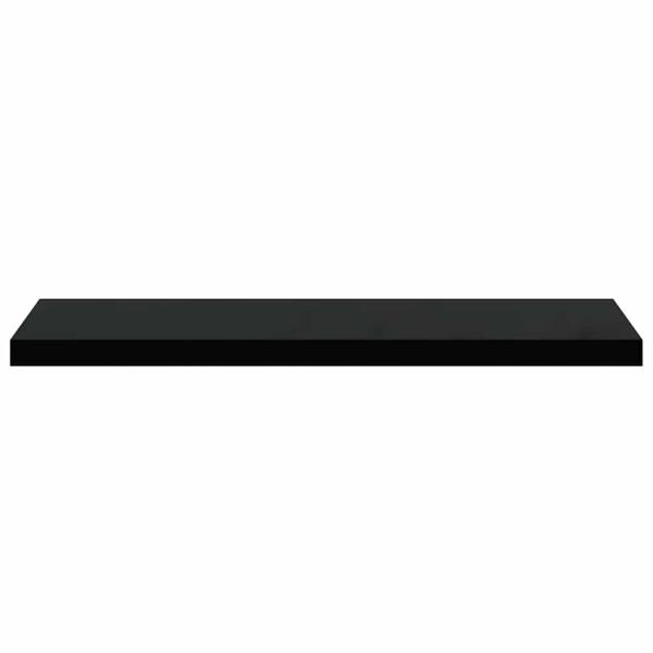 Schweberegal Schwarz 90x23,5x3,8 cm MDF