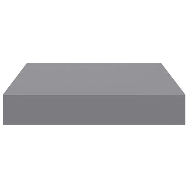 Schweberegal Grau 23x23,5x3,8 cm MDF