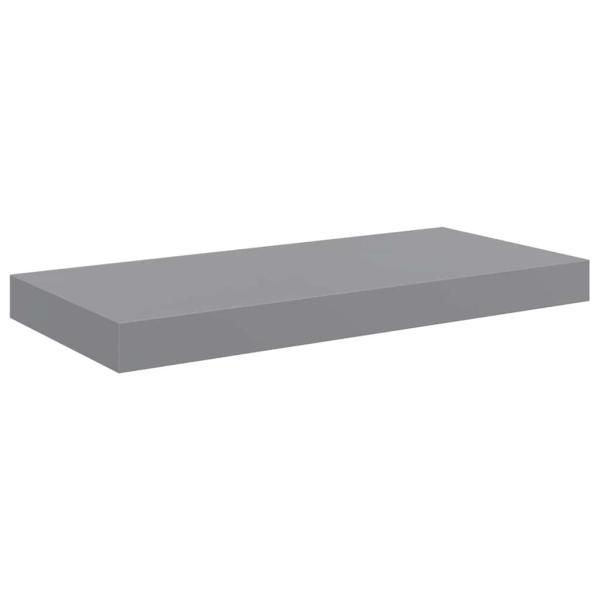 Schweberegal Grau 50x23,5x3,8 cm MDF