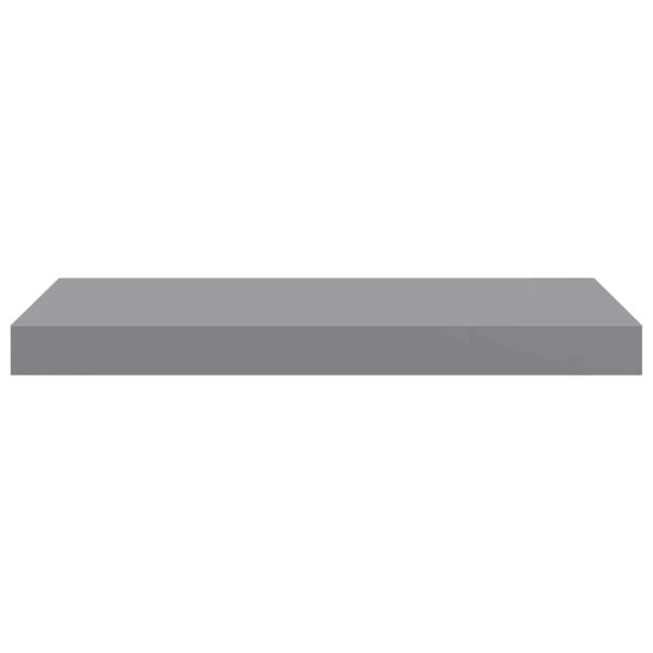 Schweberegal Grau 50x23,5x3,8 cm MDF