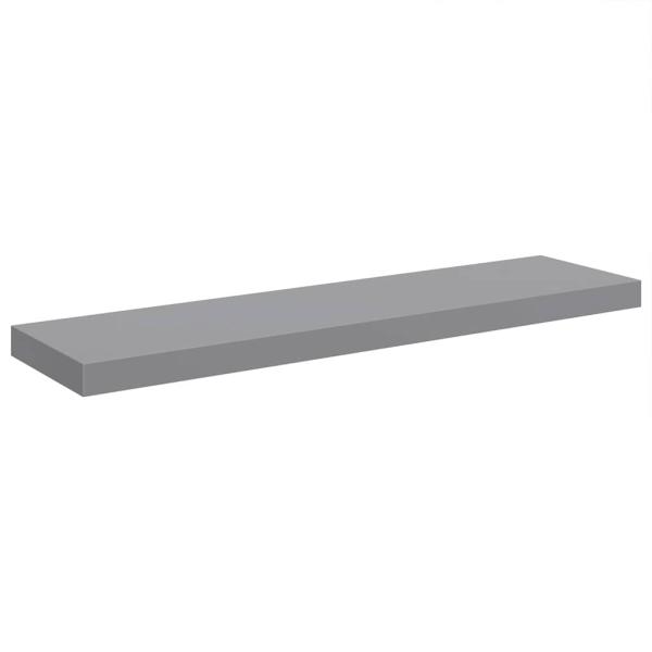 Schweberegal Grau 90x23,5x3,8 cm MDF