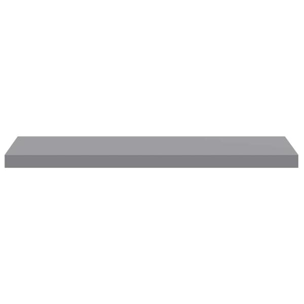 Schweberegal Grau 90x23,5x3,8 cm MDF