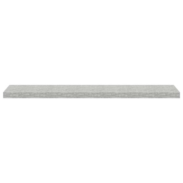 Schweberegal Betongrau 120x23,5x3,8 cm MDF